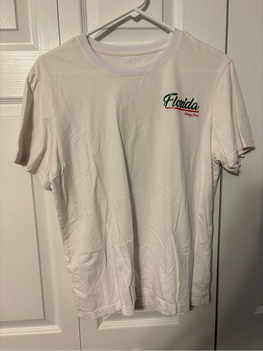 Florida Script Graphic Tee - White with Green & Red Logo